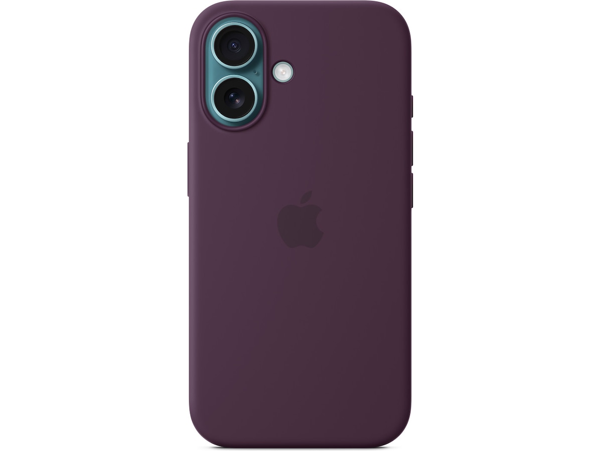 Apple iPhone 16 Silikonskal (plommon) Skydd