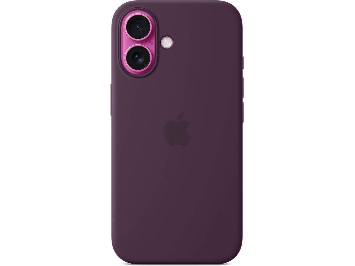 Apple iPhone 16 Silikonskal (plommon) Skydd