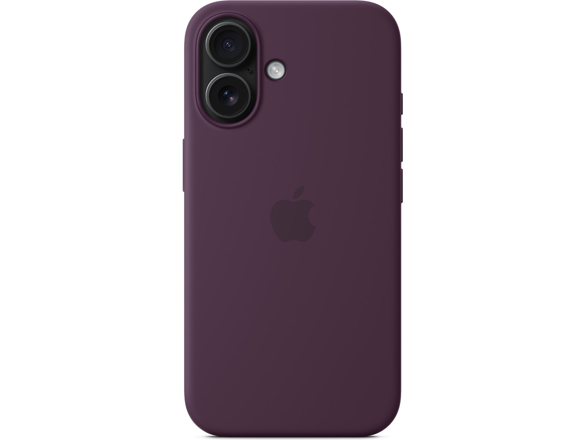 Apple iPhone 16 Silikonskal (plommon) Skydd
