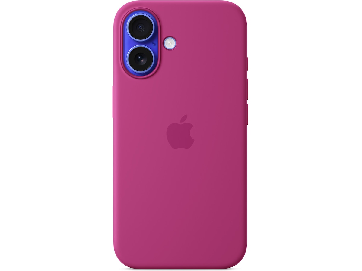 Apple iPhone 16 Silikonskal (lila fuchsia) Skydd