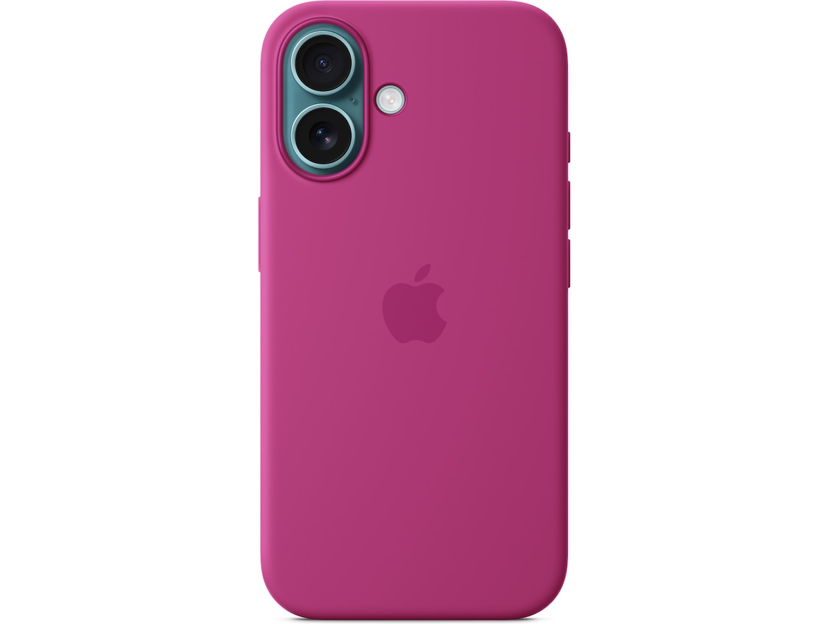 Apple iPhone 16 Silikonskal (lila fuchsia) Skydd