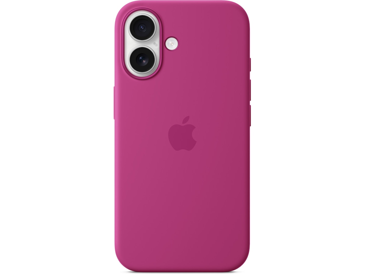 Apple iPhone 16 Silikonskal (lila fuchsia) Skydd