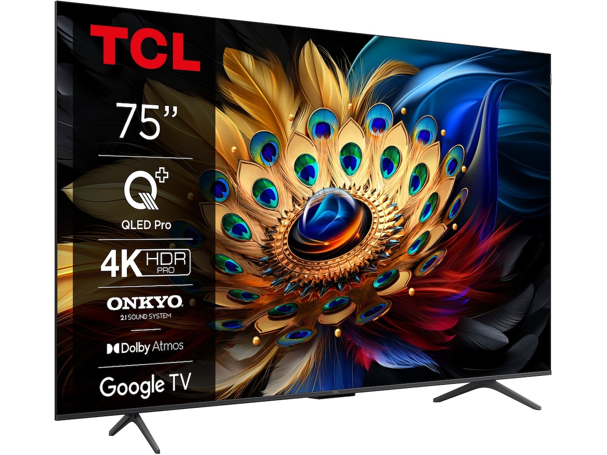 TCL 75" 75C61B QLED Pro 4K Google TV 70 - 79 tums TV