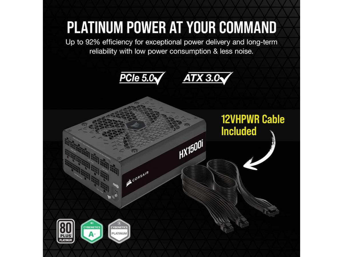 Corsair HXi Series HX1500i 1500W PSU Nätaggregat