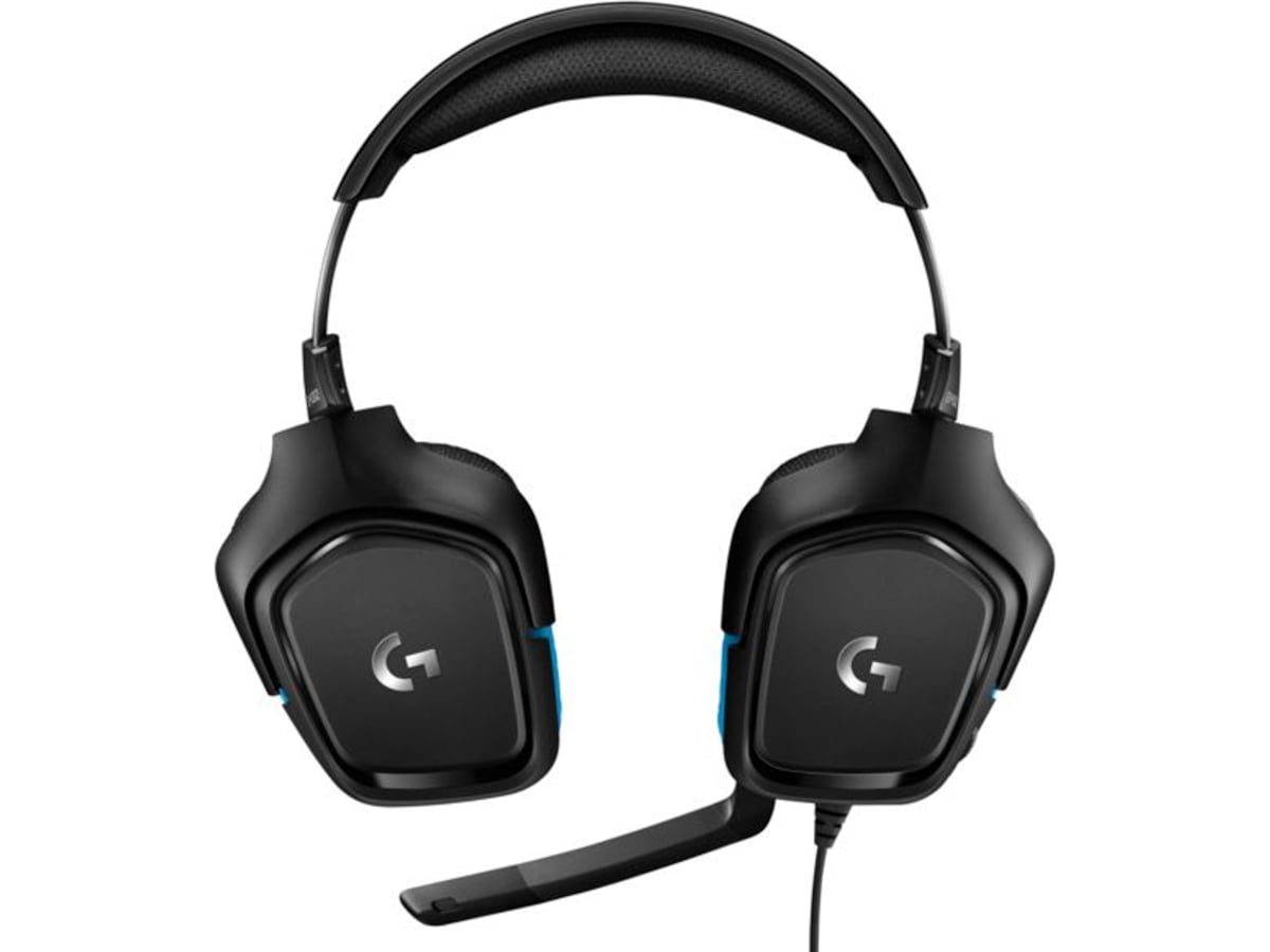 Logitech G432 Gamingheadset (svart/blå) Gamingheadset