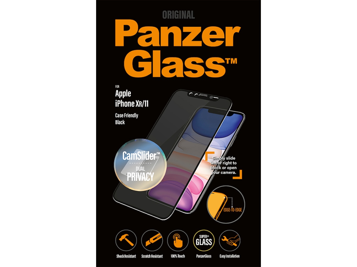 PanzerGlass iPhone XR / 11 CamSlider Skärmskydd Skärmskydd