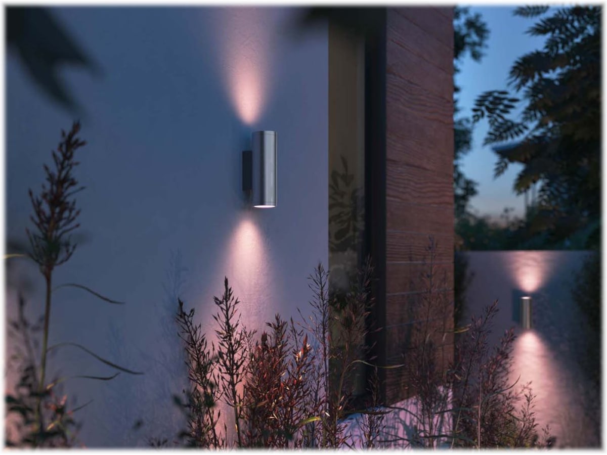 Philips Hue Appear vägglampa för utomhusbruk (inox) Vägglampa