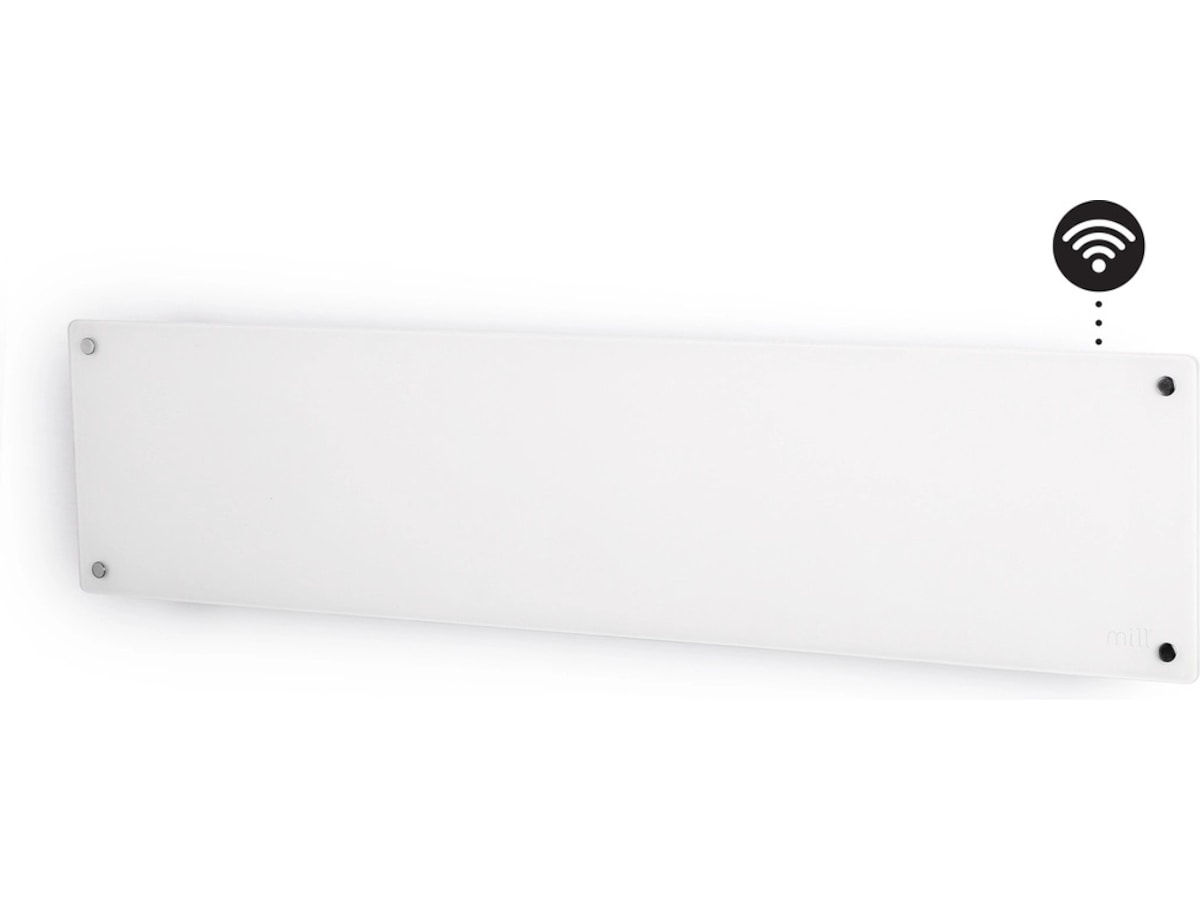 Mill Glas WiFi Gen 3 Panelelement 850W (vit) Panelelement