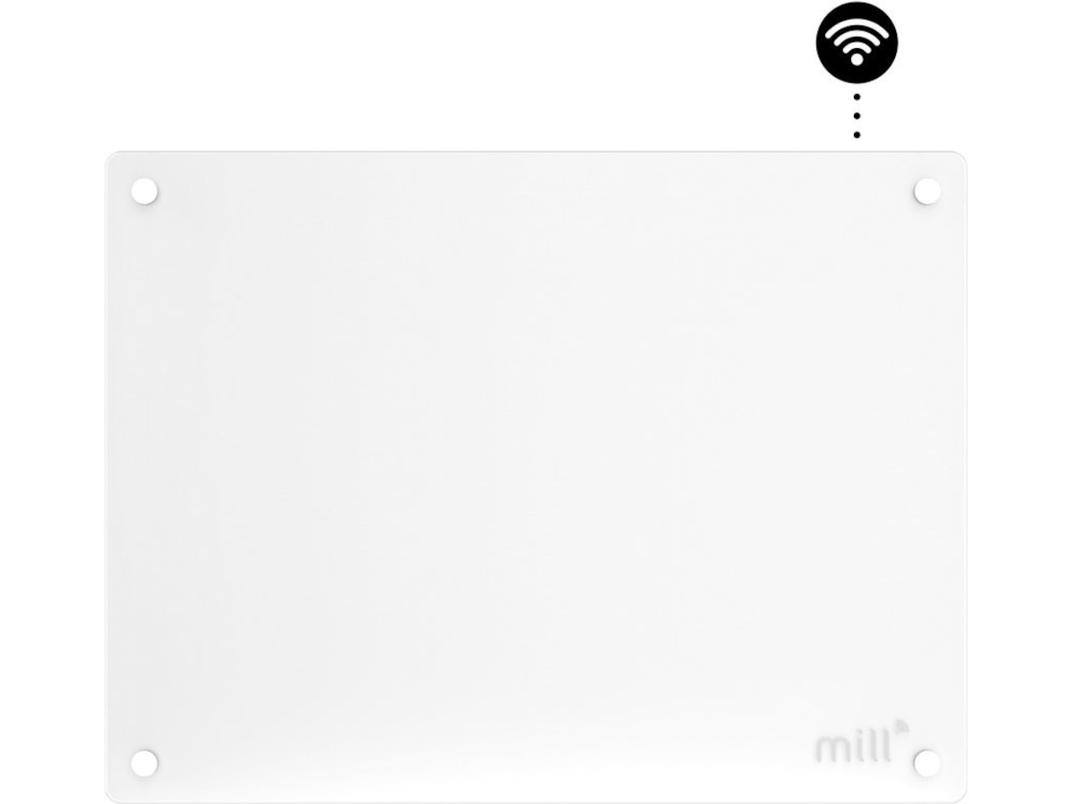 Mill Glas WiFi Gen 3 Panelelement 400W  (vit) Panelelement