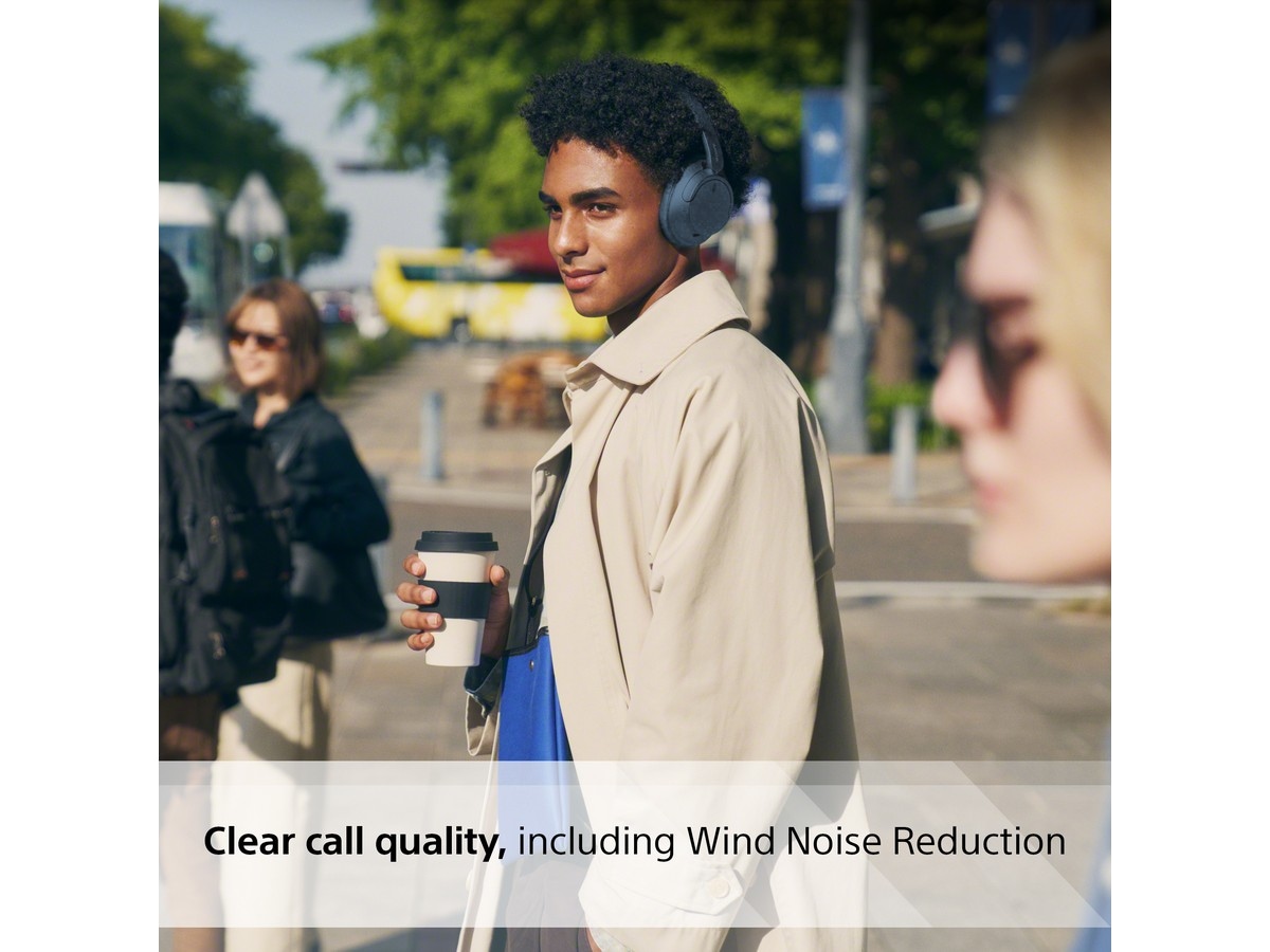 Sony WH-CH720N trådlösa brusreducerande hörlurar, Over-Ear (blå) Hörlurar