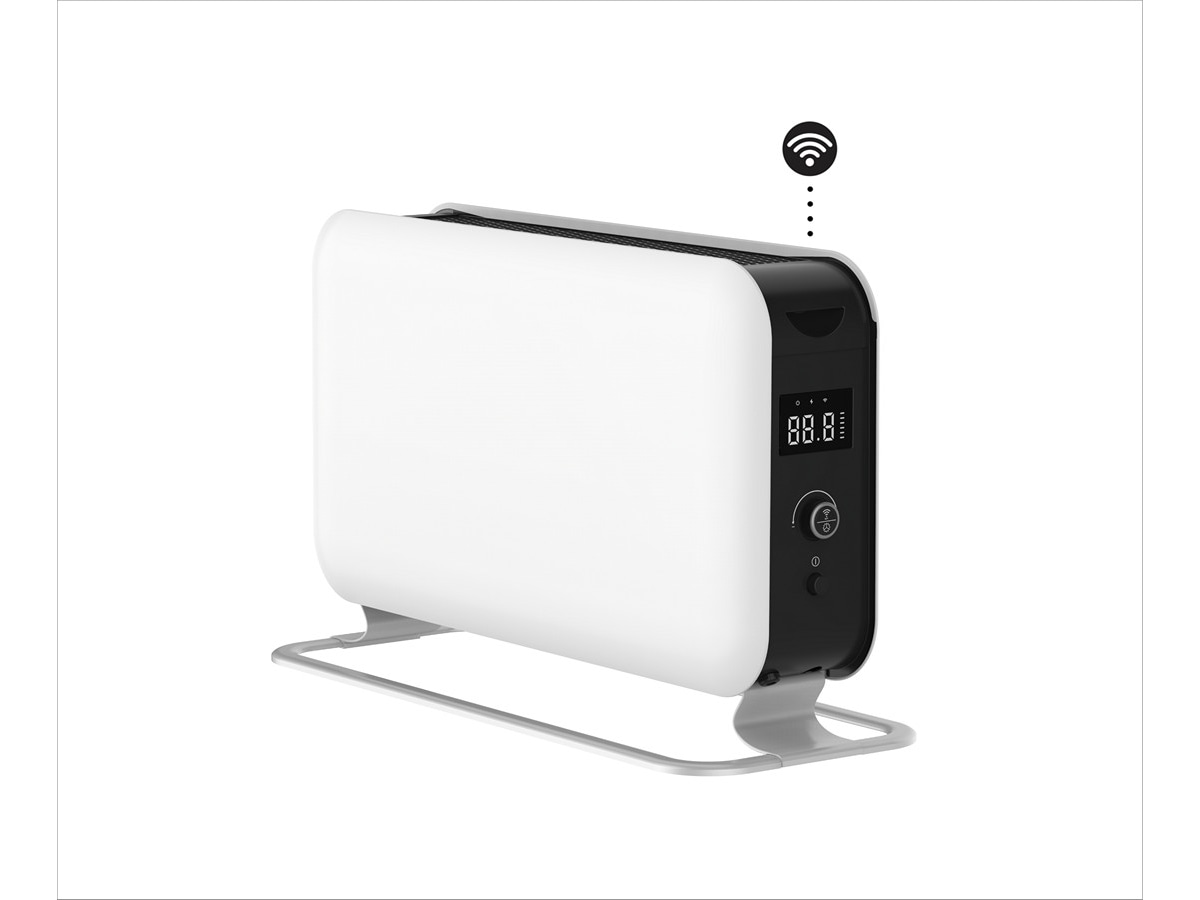 Mill Max WiFi golvelement 1500W (vit) Fristående element