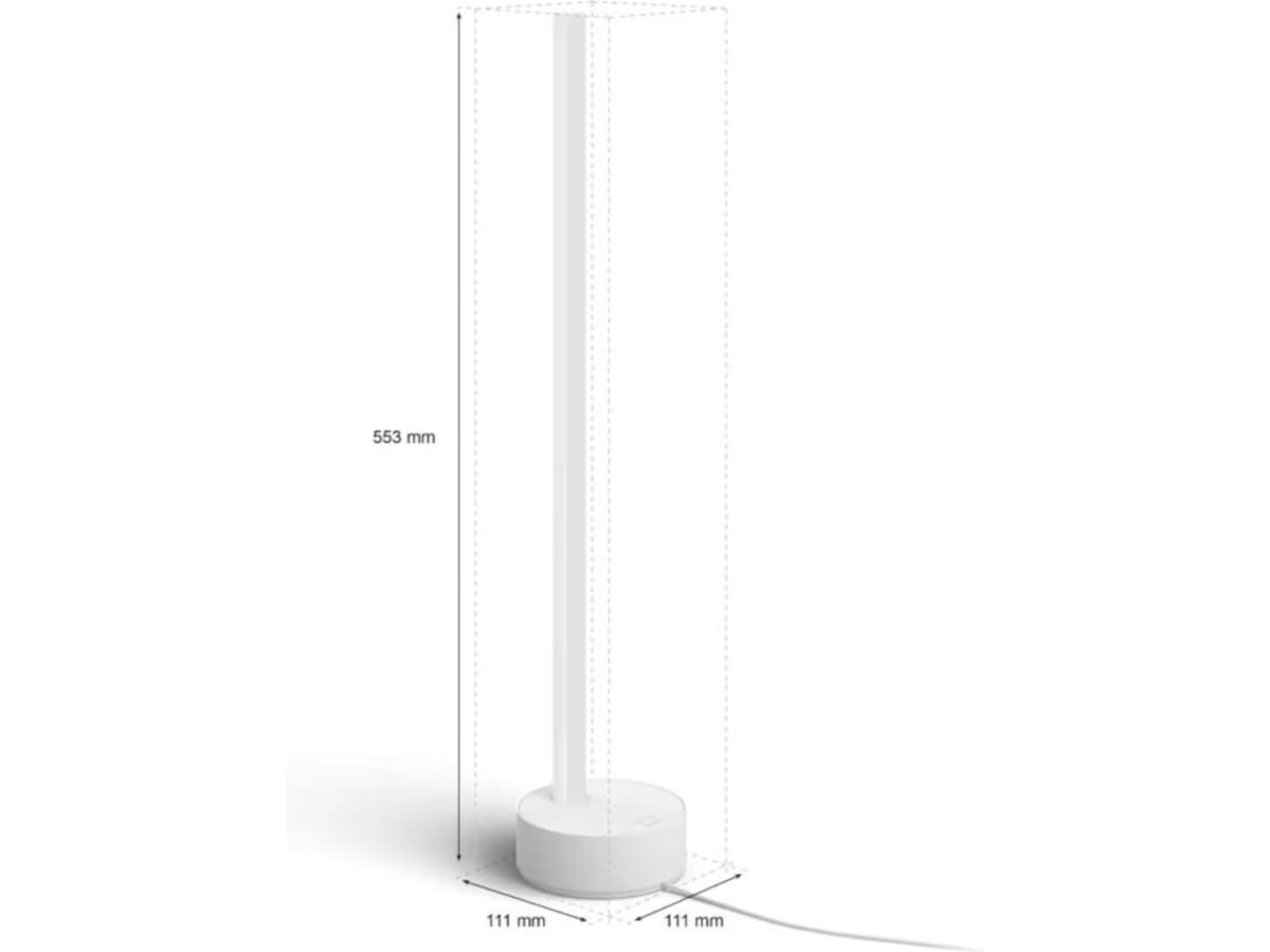 Philips Hue Gradient Signe bordslampa (vit) 2-pack Bordslampa