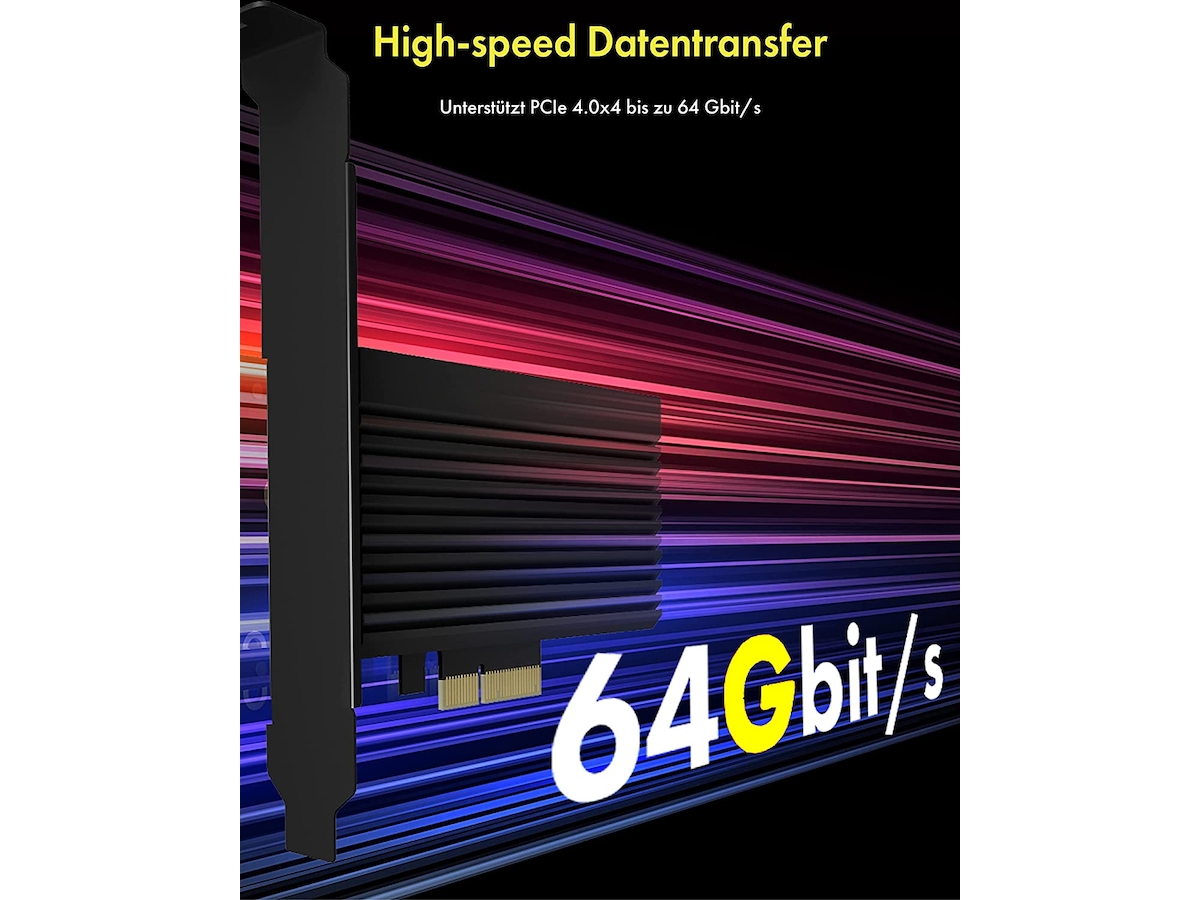 ICY BOX PCIe Extension Card med heat sink Tillbehör