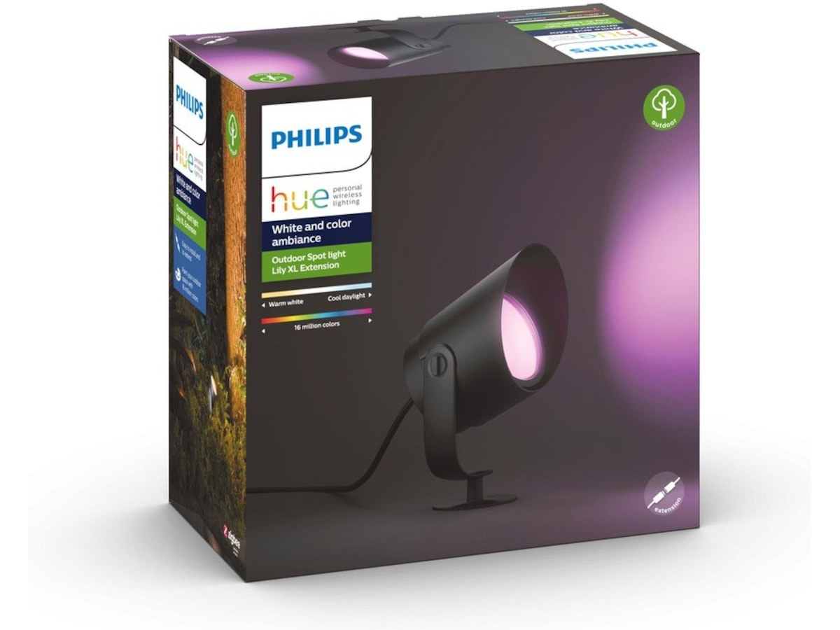 Philips Hue Lily XL spotlight för utomhusbruk (svart) Golvlampa