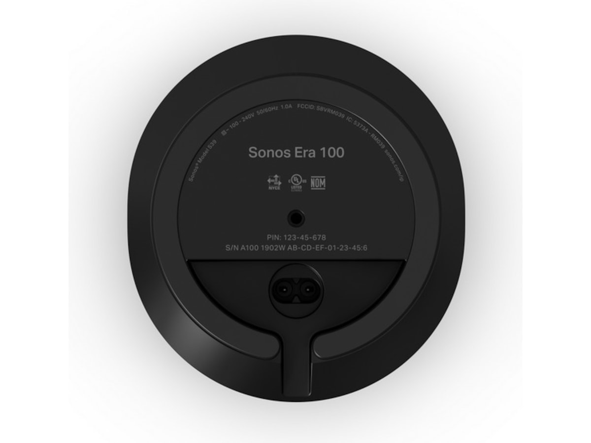 Sonos Era 100 Trådlös Högtalare (svart) -B-Grade Demo Hi-Fi/stereo/DVD