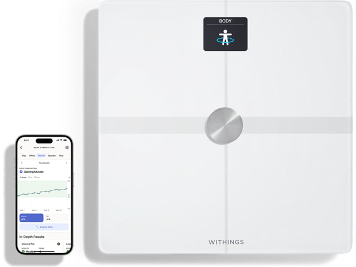 Withings Body Smart Wi-Fi badvåg (vit) Personvågar