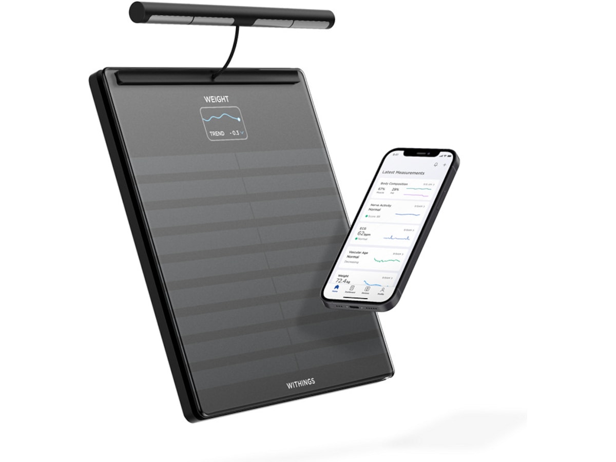 Withings Body Scan smart badvåg (svart) Personvågar