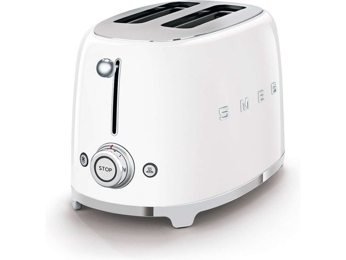 Smeg TSF01WHEU Brödrost för 2 skivor (vit) Brödrostar