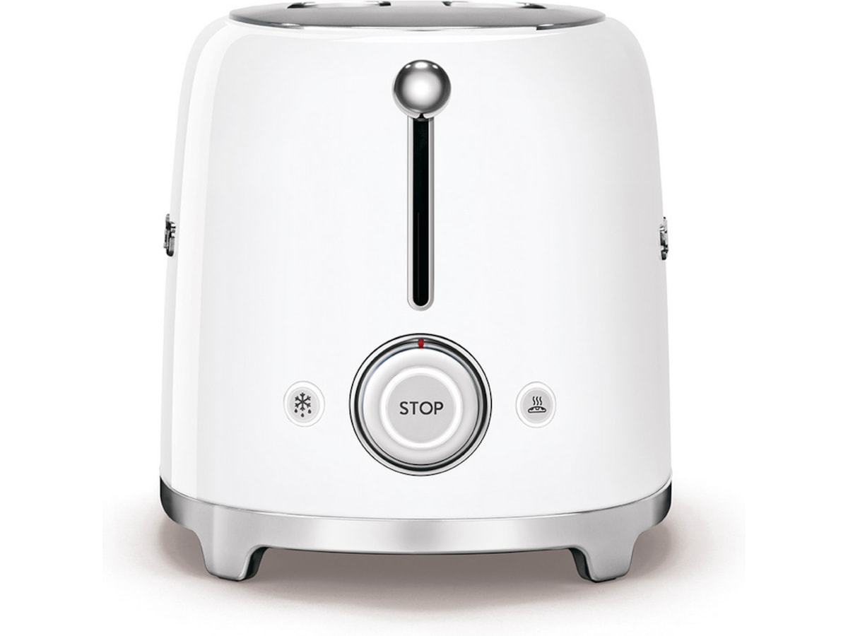 Smeg TSF01WHEU Brödrost för 2 skivor (vit) Brödrostar