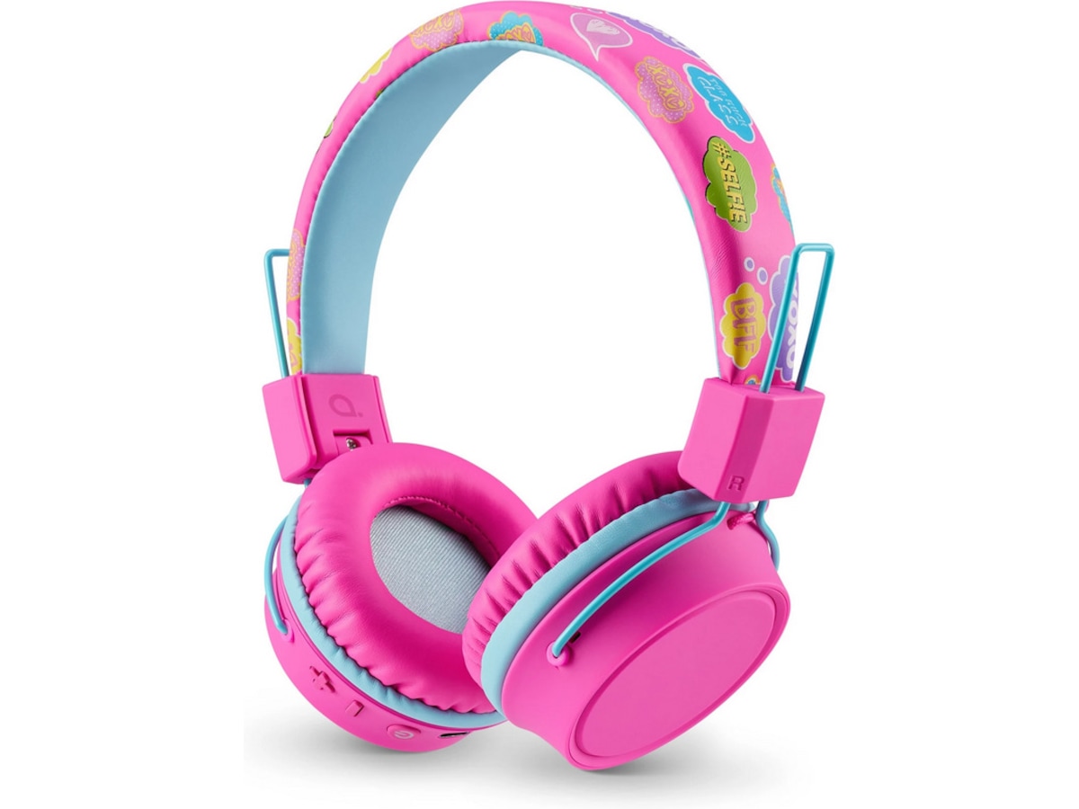 Andersson BHO 1.1 Kids trådlösa hörlurar, Over-Ear (pretty pink) Hörlurar