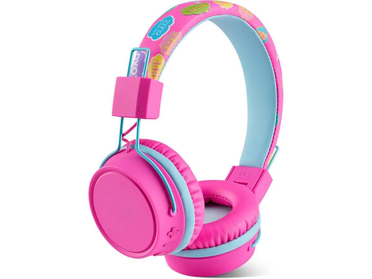Andersson BHO 1.1 Kids trådlösa hörlurar, Over-Ear (pretty pink) Hörlurar