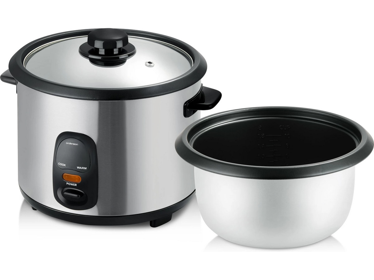 Andersson REC 2.2 riskokare (rostfritt stål) Mat- & ångkokare