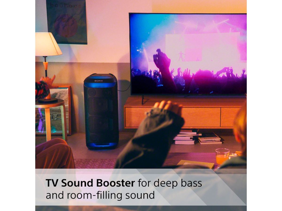 Sony SRS-XV800 trådlös bärbar högtalare (svart) Trådlös / Bluetooth högtalare
