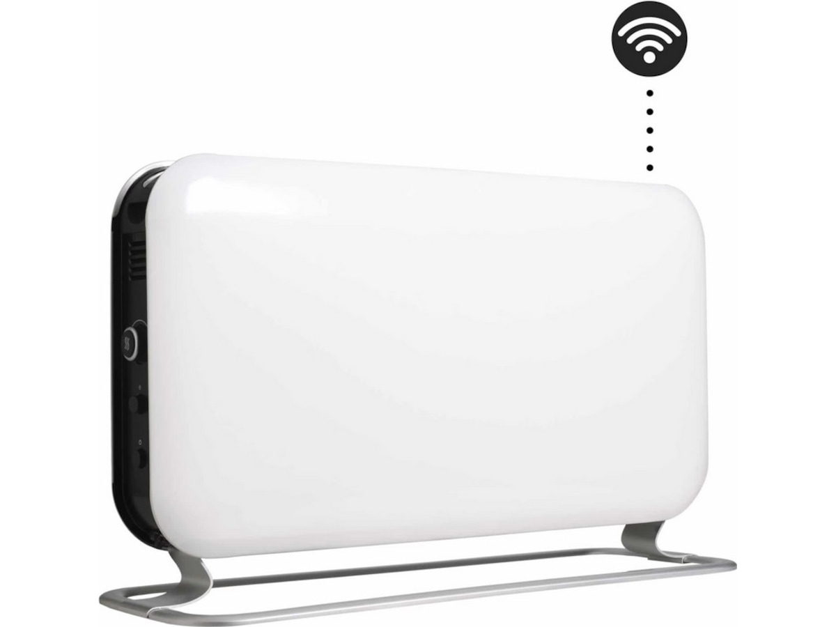 Mill WiFi golvelement 1200W (vit) 2-pack Fristående element
