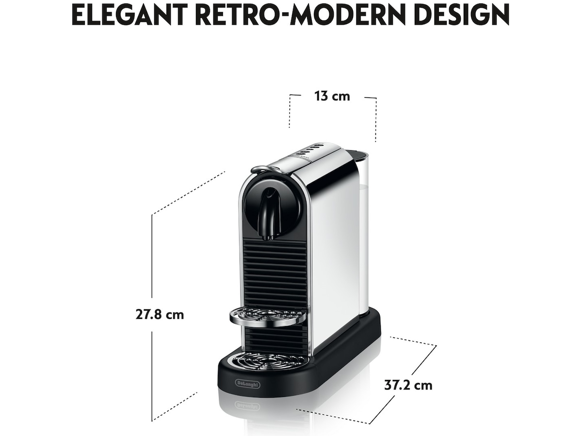 Nespresso CitiZ by De'Longhi kapselmaskin (platina) Kapselmaskiner
