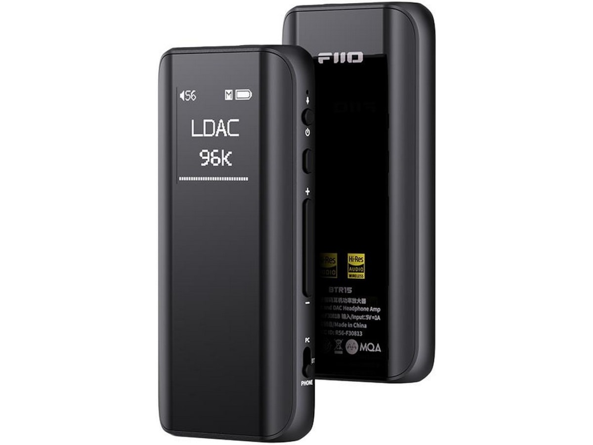 FiiO BTR15 Bluetooth hodetelefonforsterker DAC Hörlursförstärkare