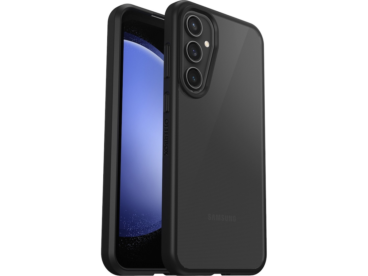 OtterBox Galaxy S23 FE Black ReactSkal - ProPack (clear/svart) Skydd