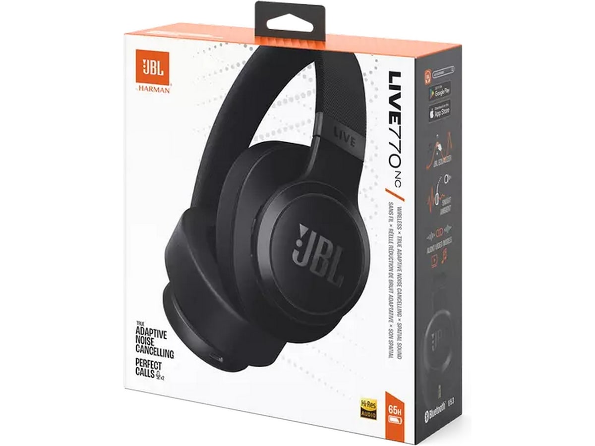 JBL LIVE 770NC Trådlösa Hörlurar, Over-ear (svart) Hörlurar