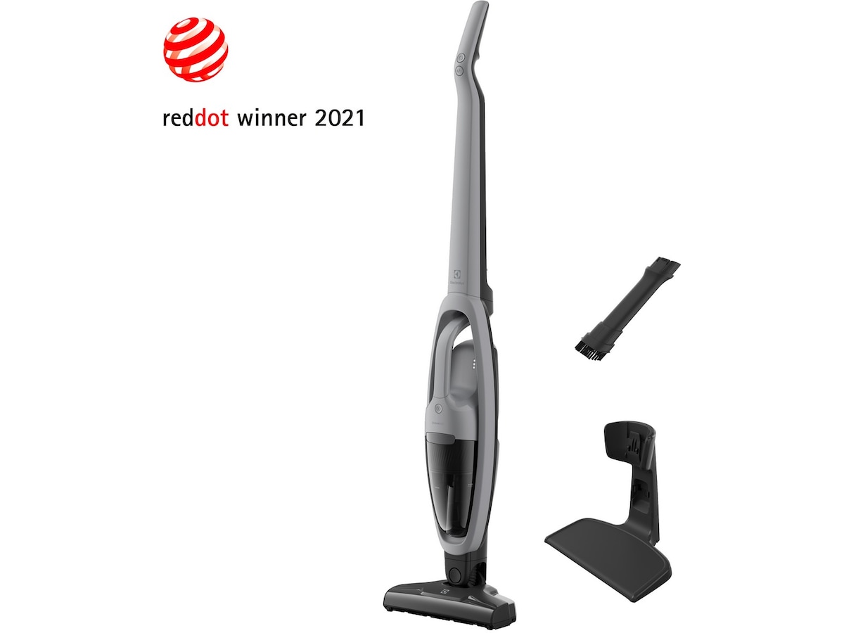 Electrolux Clean 500 sladdlös dammsugare (grå) Skaftdammsugare