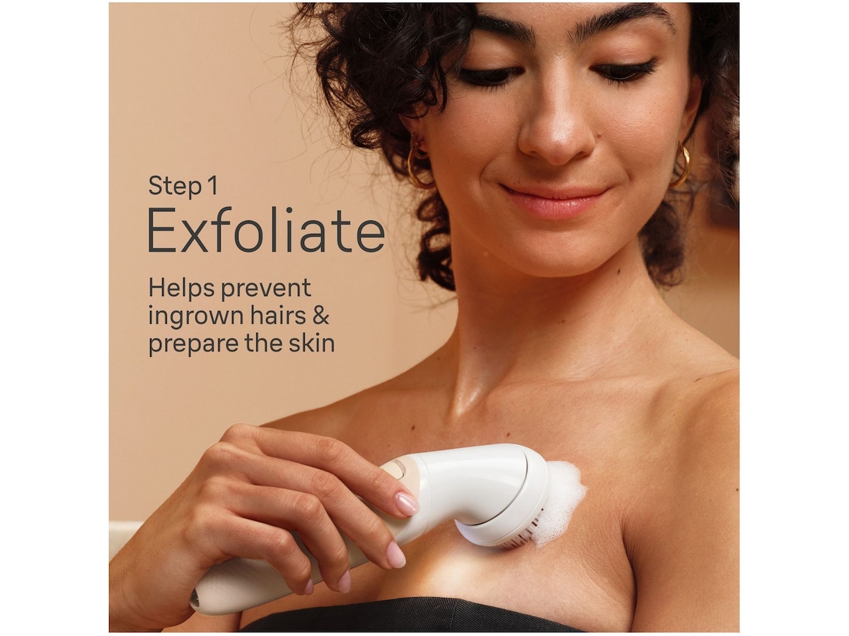 Braun Silk-épil 9 Flex 3S SkinSpa Epilator SES9-481 (vit/guld) Epilator & IPL-hårborttagning