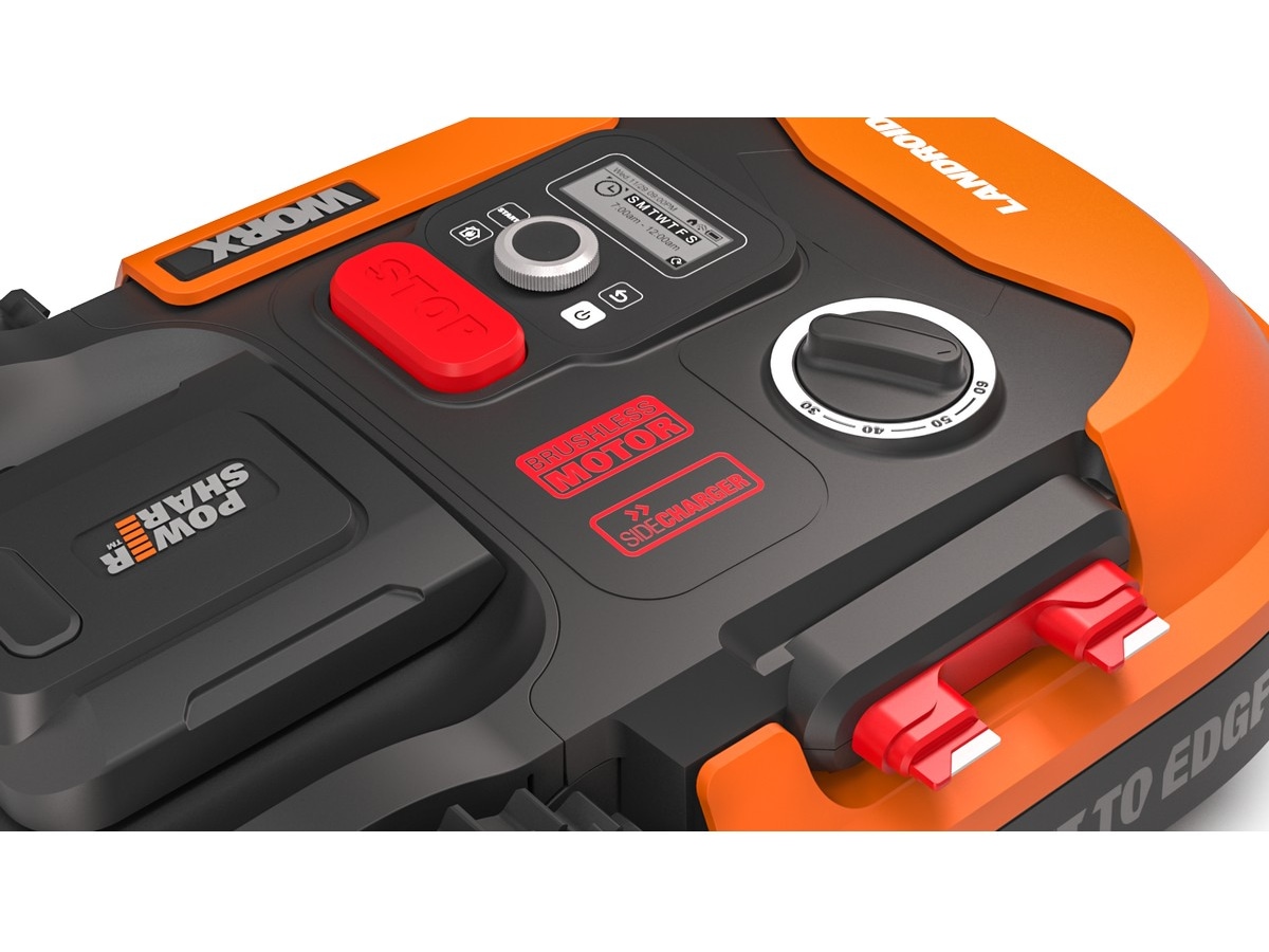 WORX Landroid M500 Plus robotgräsklippare WR165E + garage Robotgräsklippare