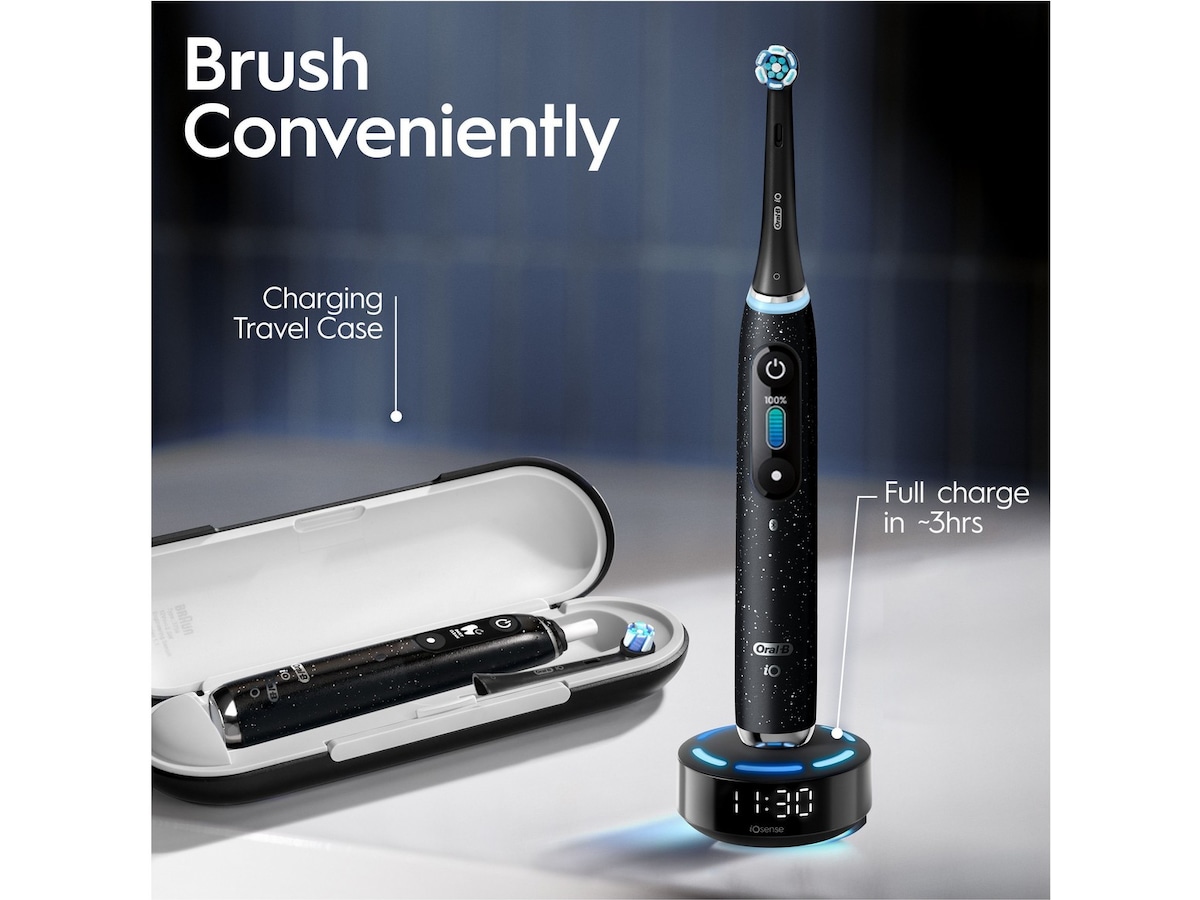 Oral-B iO 10 elektrisk tandborste (svart) Eltandborste