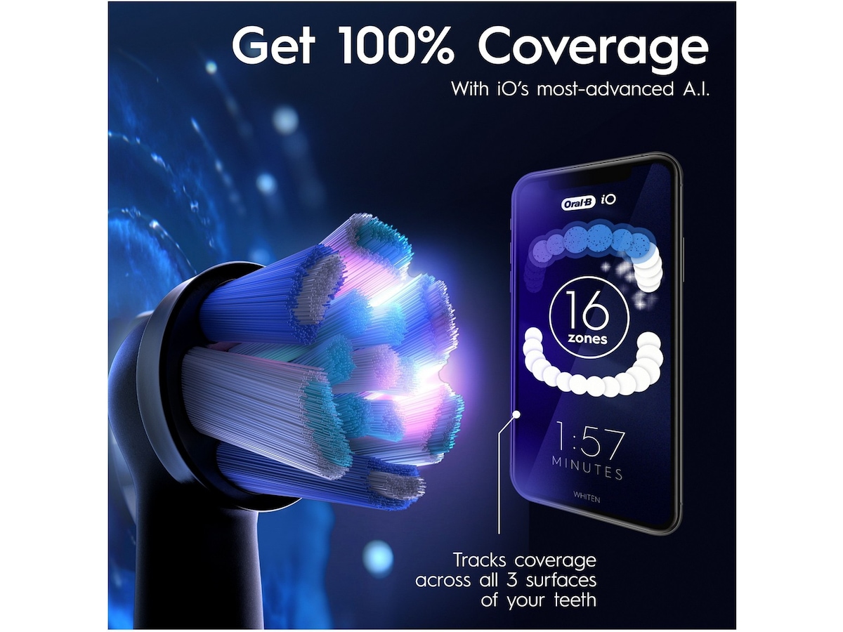 Oral-B iO 10 elektrisk tandborste (svart) Eltandborste