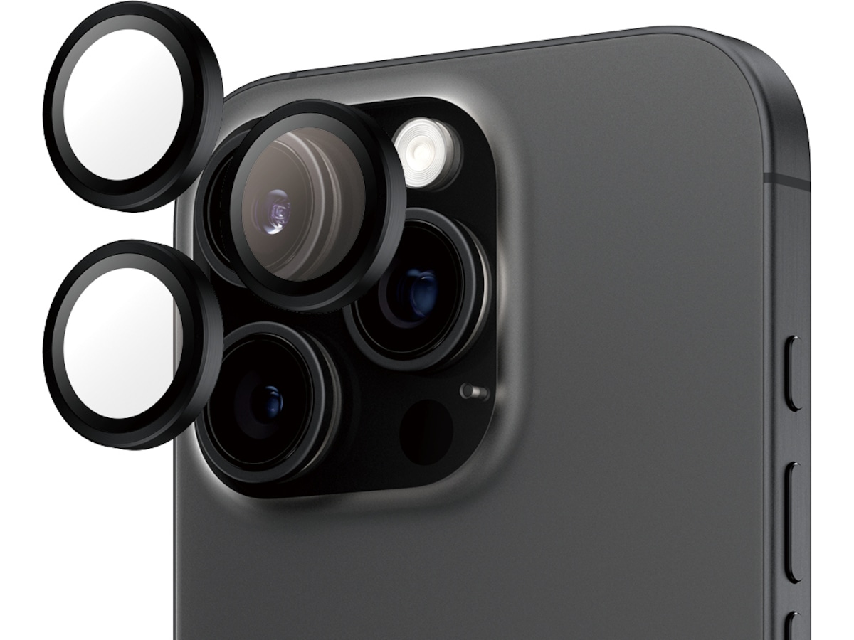 PanzerGlass iPhone 16 Pro / Pro Max Hoops Linsskydd Skärmskydd