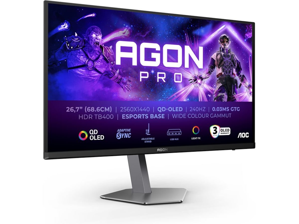 AOC 27" gamingskärm Agon Pro AG276QZD2 Datorskärm