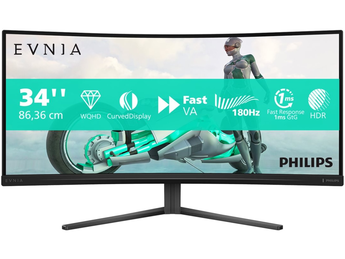 Philips 34" curved gamingskärm 34M2C3500L/00 Datorskärm