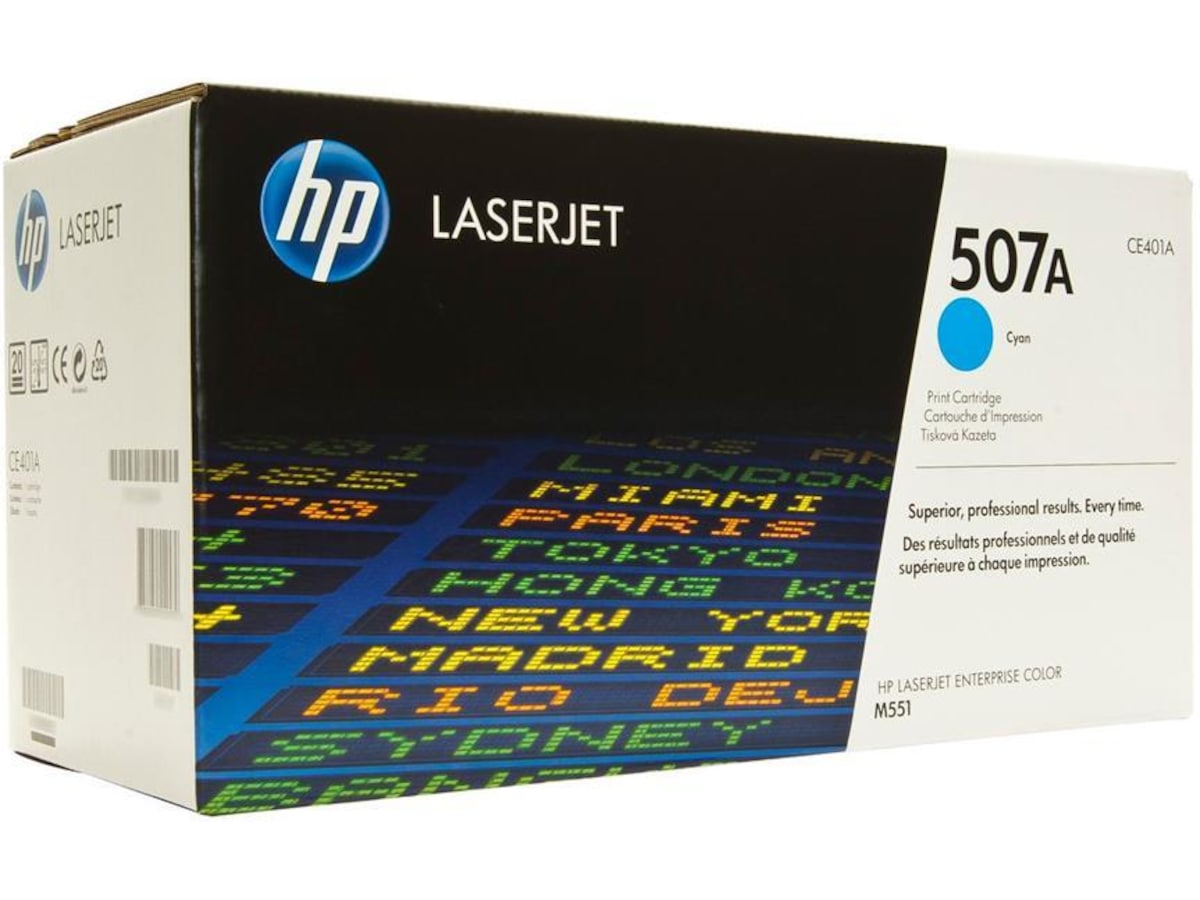 HP Toner 507A Cyan Lasertoner