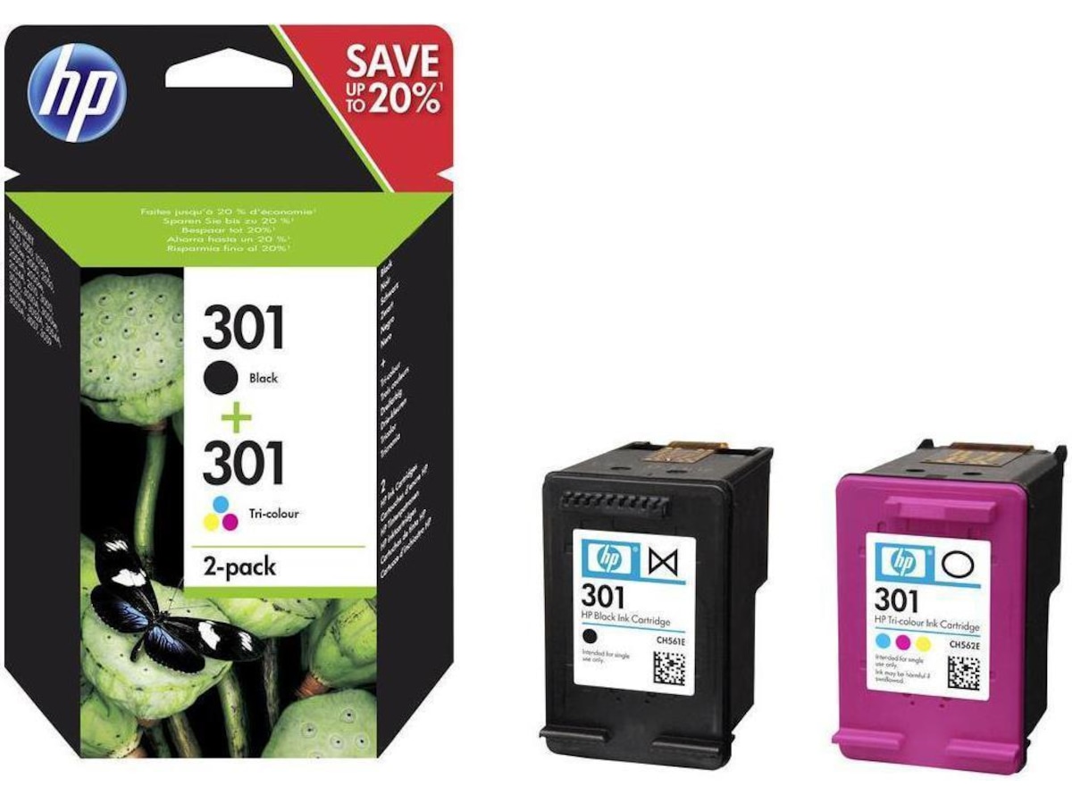 HP Bläck 301 Combopack Bläckpatron