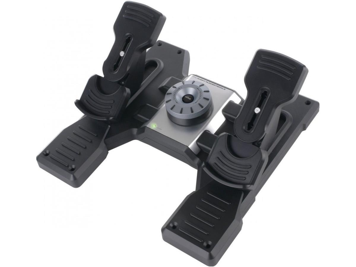 Logitech G Pro Flight Rudder Pedals Ratt & pedaler
