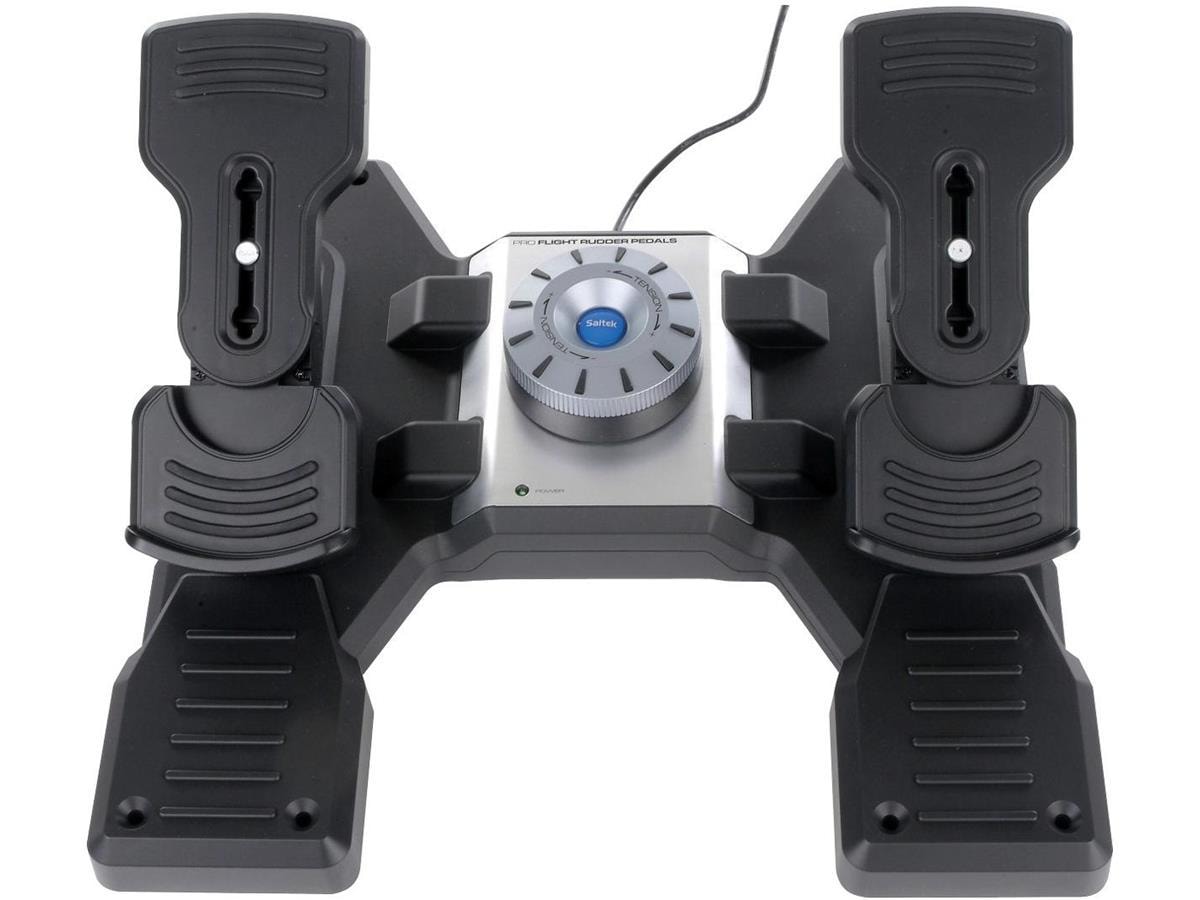 Logitech G Pro Flight Rudder Pedals Ratt & pedaler