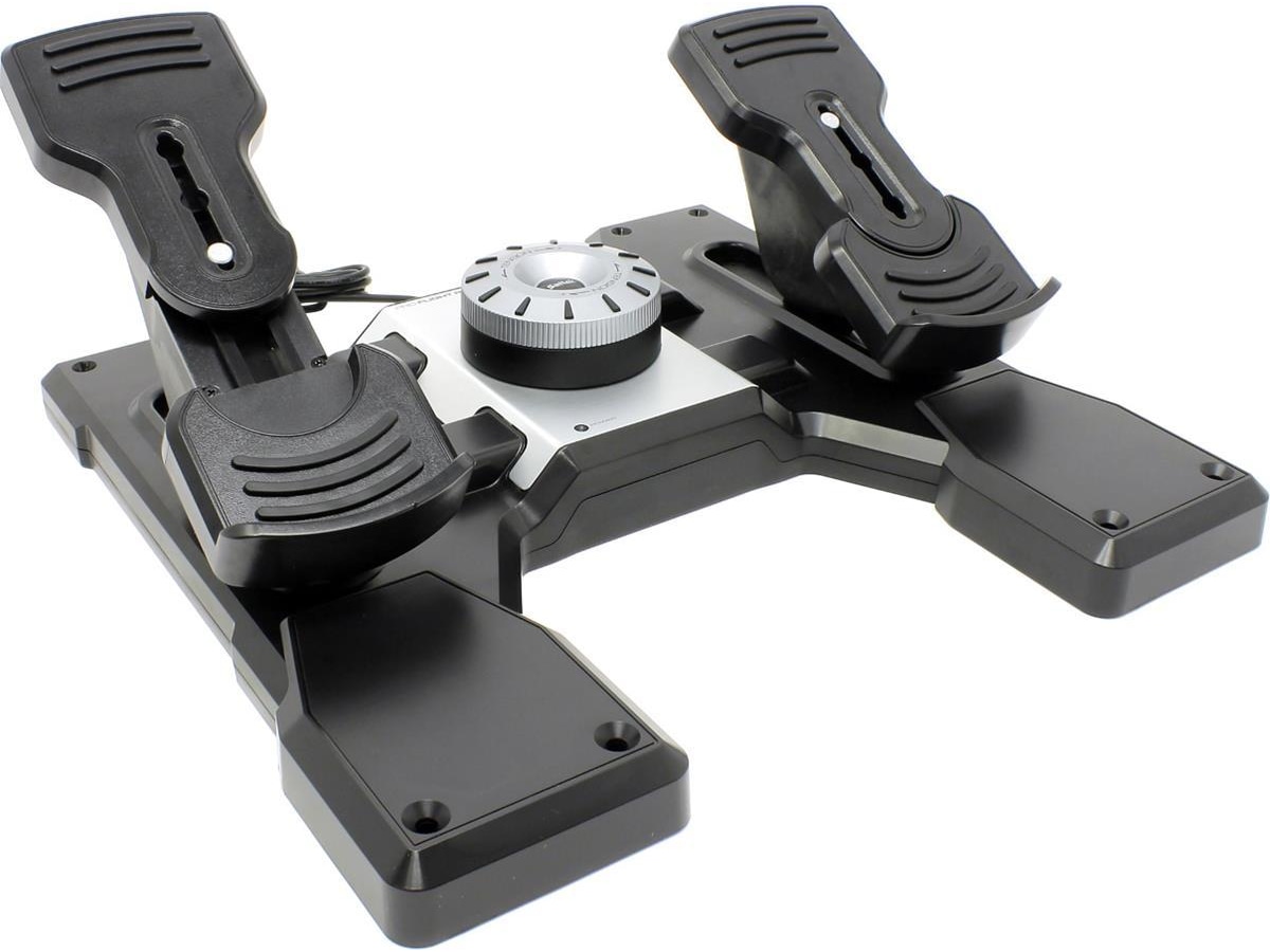 Logitech G Pro Flight Rudder Pedals Ratt & pedaler