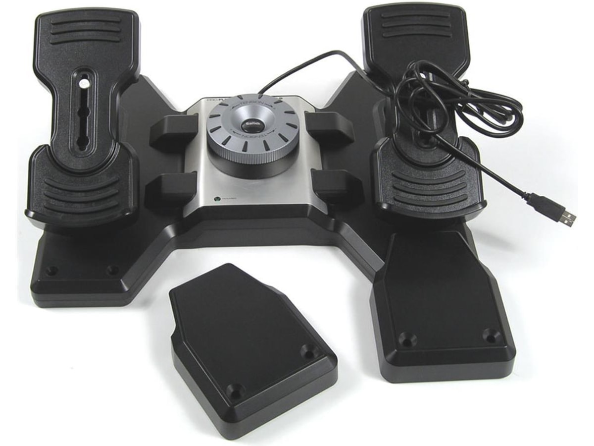 Logitech G Pro Flight Rudder Pedals Ratt & pedaler
