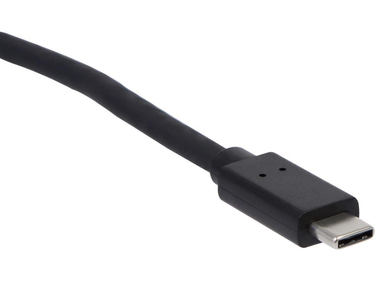 USB-C till Displayport kabel 2m (svart) Skärmkablar