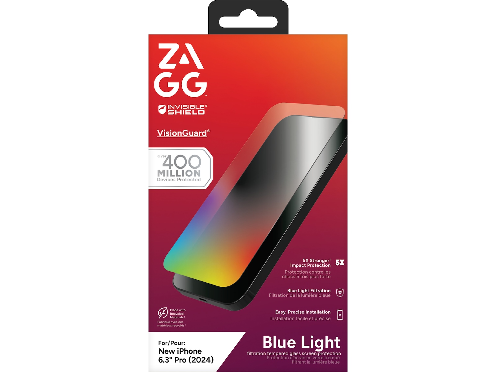 InvisibleShield Glass Elite VisionGuard iPhone 16 Pro Skärmskydd Skärmskydd