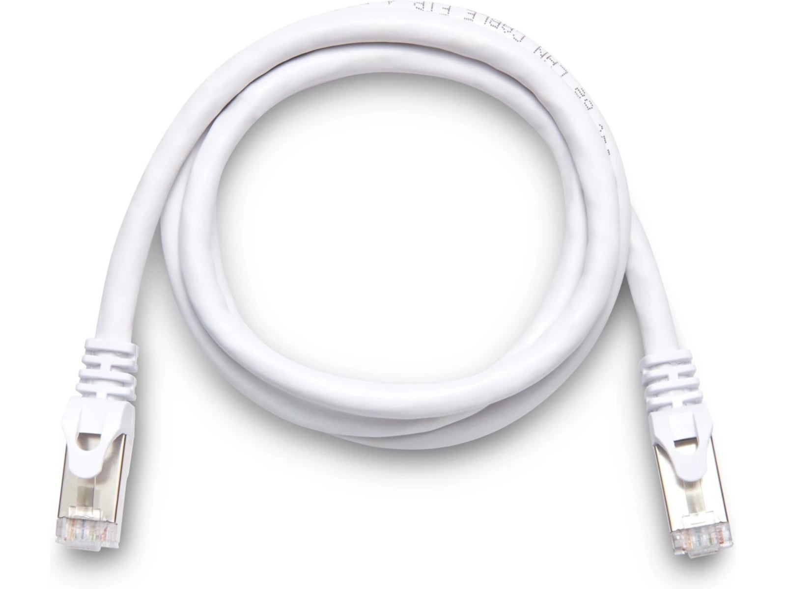 Nätverkskabel CAT6e 0,5m (vit) Nätverkskablar