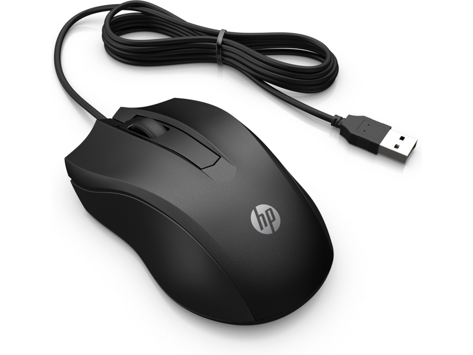 HP 100 trådbunden mus (svart) Mus